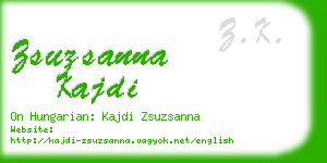 zsuzsanna kajdi business card